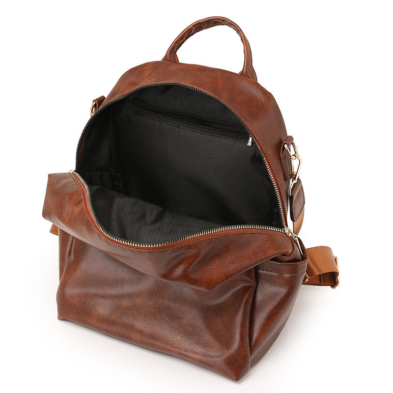 PU Backpack Travel Large Capacity