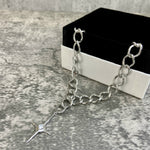 KVK Cross Necklace Female Net Red With The Same Clavicle Chain Creative Design Sense Simple Ins New Trend Retro