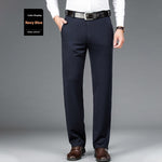 Business Suit Pants Men Ice Silk Casual Pants