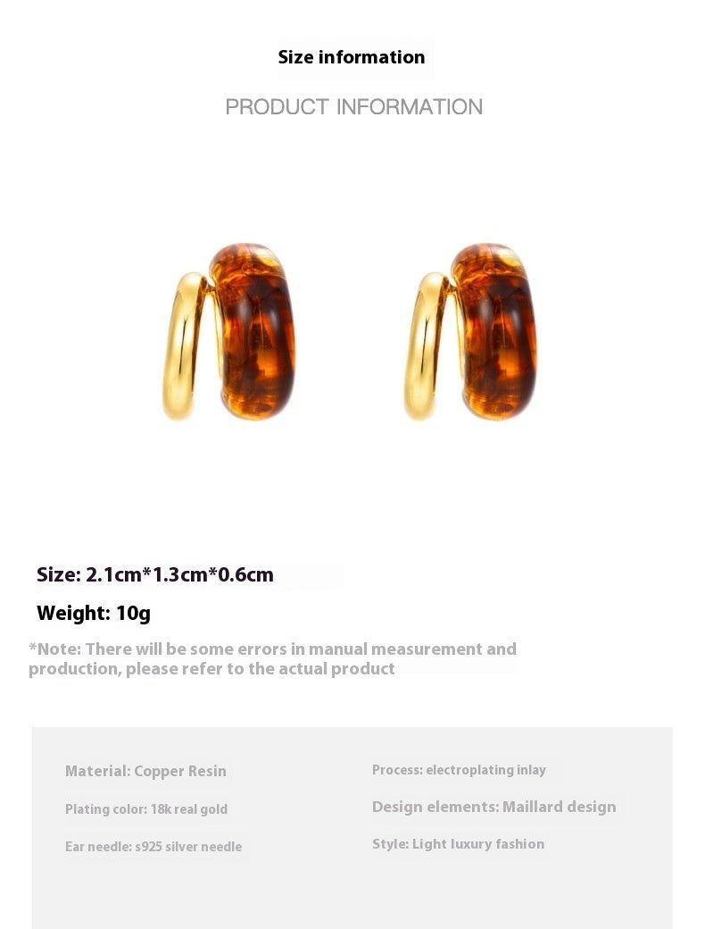 Geometric Earrings Atmosphere Design