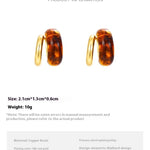 Geometric Earrings Atmosphere Design