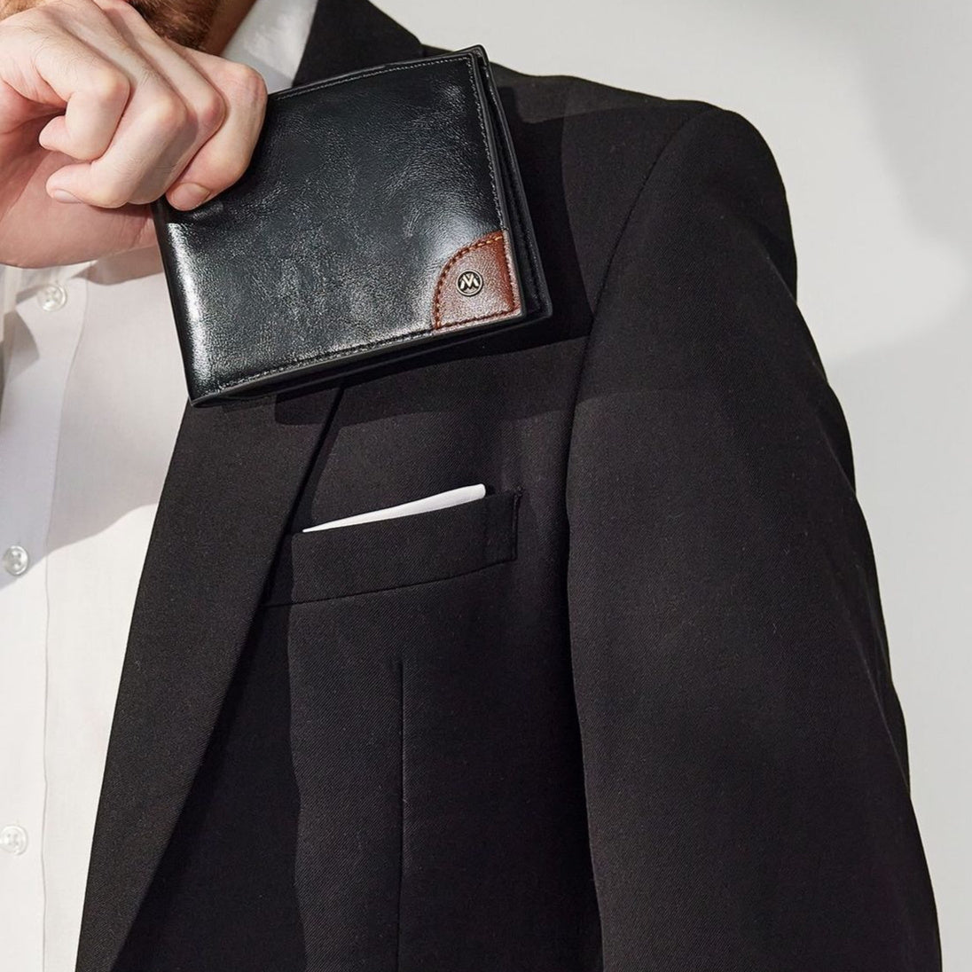 Multi-functional Rfid Anti-theft Swiping High Sense Men's Wallet