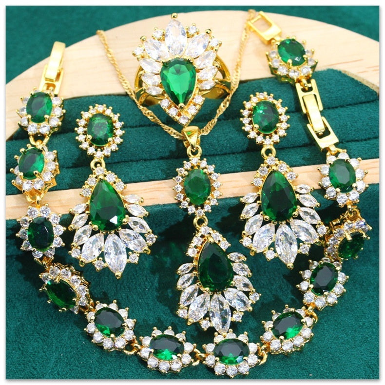 Wedding Party Banquet Decoration Jewelry Suit