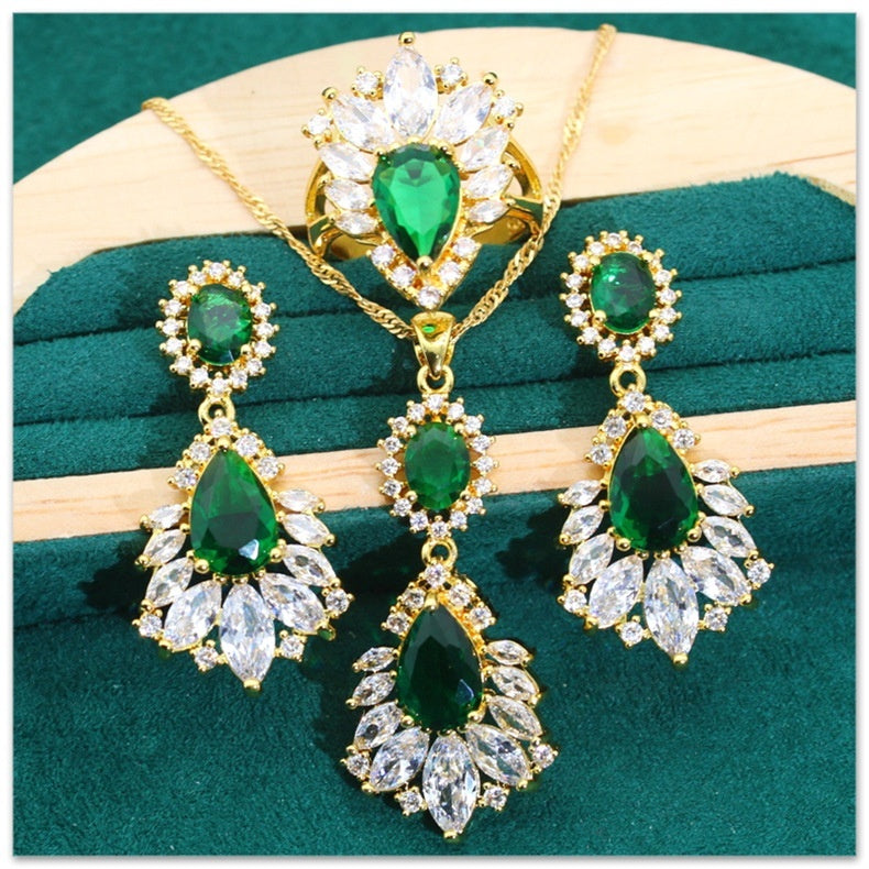 Wedding Party Banquet Decoration Jewelry Suit