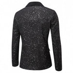 Men's Casual Shiny Banquet Wedding Party Blazer