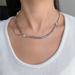 Niche Design Stitching Necklace