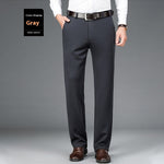Business Suit Pants Men Ice Silk Casual Pants