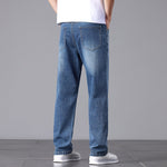 Summer Commute Jeans Men's High Sense Business Straight