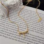 Dripping wax design necklace