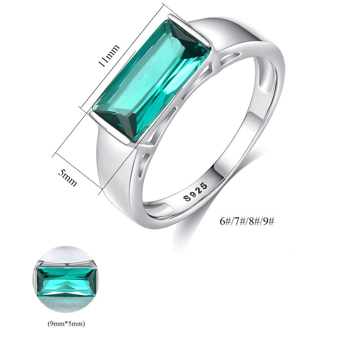 Square design ring