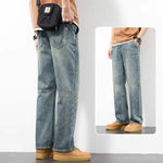 New Spring And Summer Men's Straight Loose Wide-leg Pants