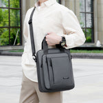 Large Capacity Men's Business Shoulder Handbag