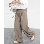 Loose Drooping Non-wrinkle Basic All-matching Trousers