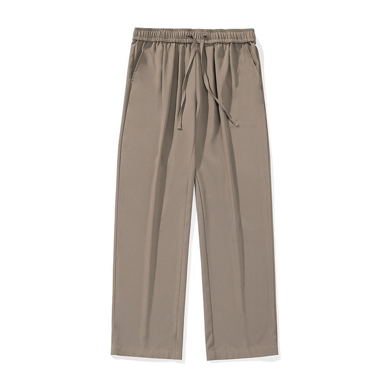 Loose Drooping Non-wrinkle Basic All-matching Trousers