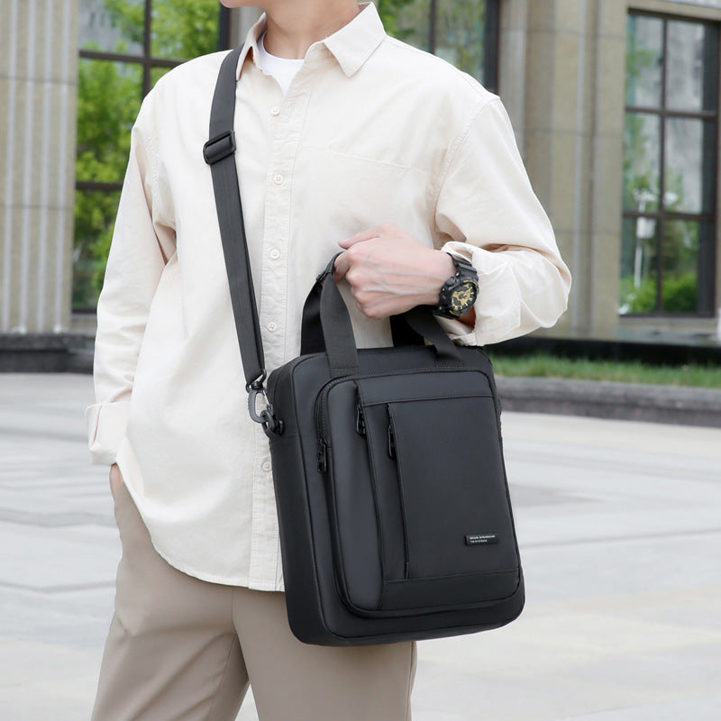 Large Capacity Men's Business Shoulder Handbag