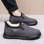 Winter Men's Cotton Shoes Fleece-lined Warm Non-slip