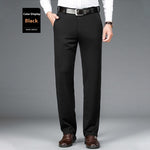Business Suit Pants Men Ice Silk Casual Pants