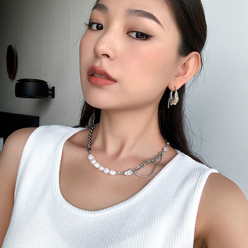 Niche Design Stitching Necklace