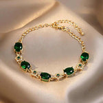 High-grade Design Exquisite Design Emerald Bracelet For Women