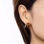 Geometric Earrings Atmosphere Design