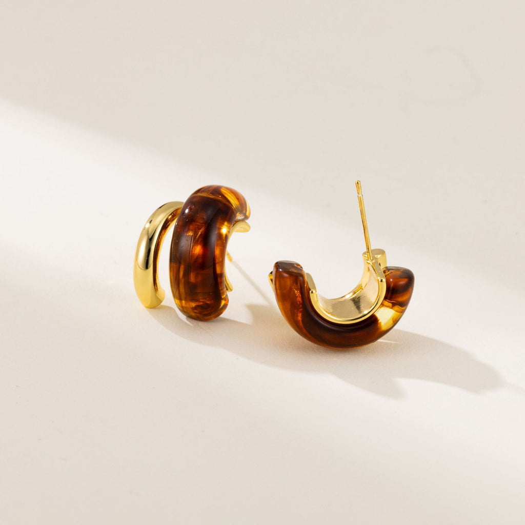 Geometric Earrings Atmosphere Design