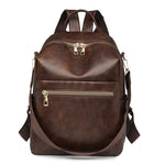 PU Backpack Travel Large Capacity